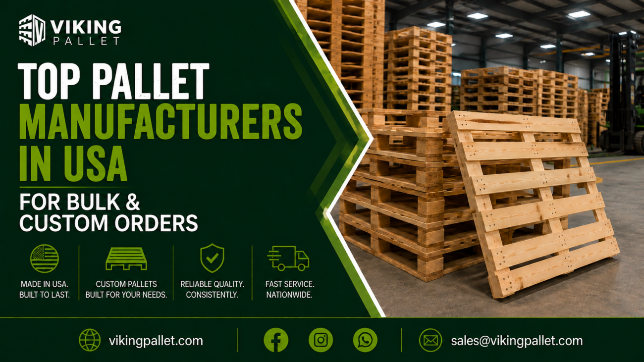 Top Pallet Manufacturers in USA for Bulk & Custom Orders